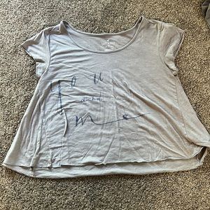 Grey soft and sexy tee